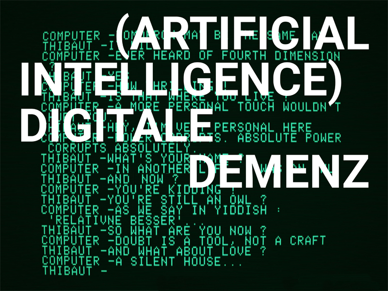 (Artifical Intelligence) Digitale Demenz