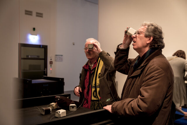 Eröffnung der Ausstellung „Sturm auf den Winterpalast - Forensik eines Bildes" am 24.11.2017, HMKV im Dortmunder U, Ebene 6, 25.11.2017 - 08.04.2018, Foto: Aleksey Kubasov