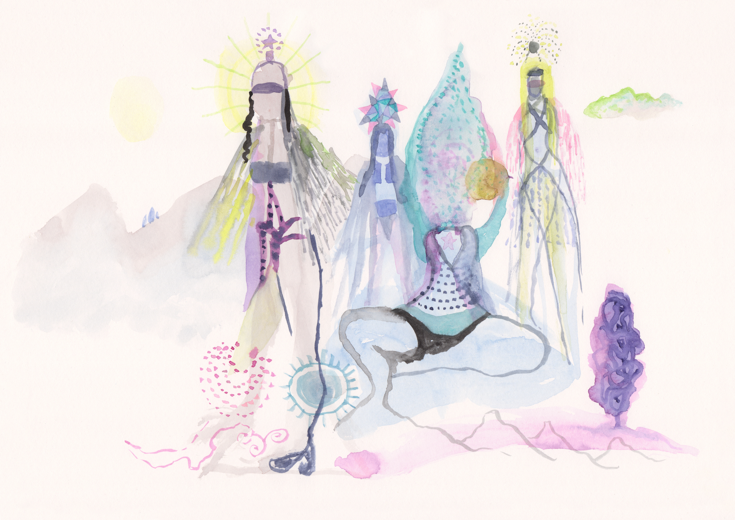 2021 Technoschamanismus Suzanne Treister TECHNOSHAMANIC SYSTEMS Apparel Pink Mountain Techno Courtesy the artist Annely Juda Fine Art London and PPOW Gallery New York 2400