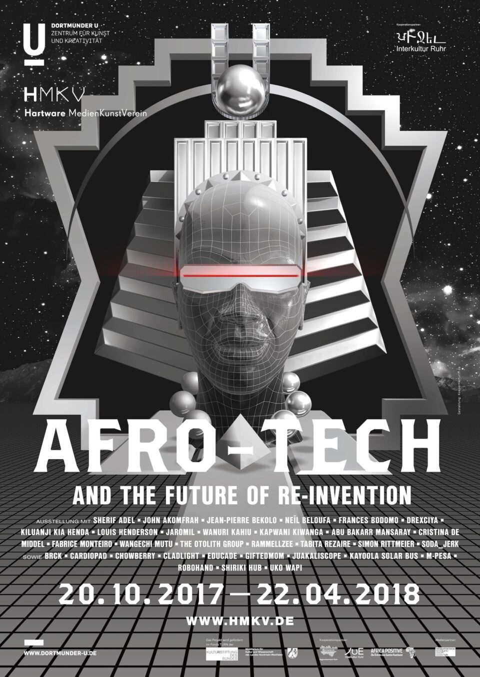 HMK 1710 AFRO TECH Plakat Ausstellung A0 RZ